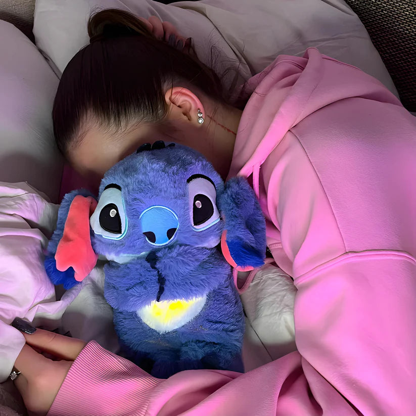 Disney Stitch Breathing Teddy- Pink