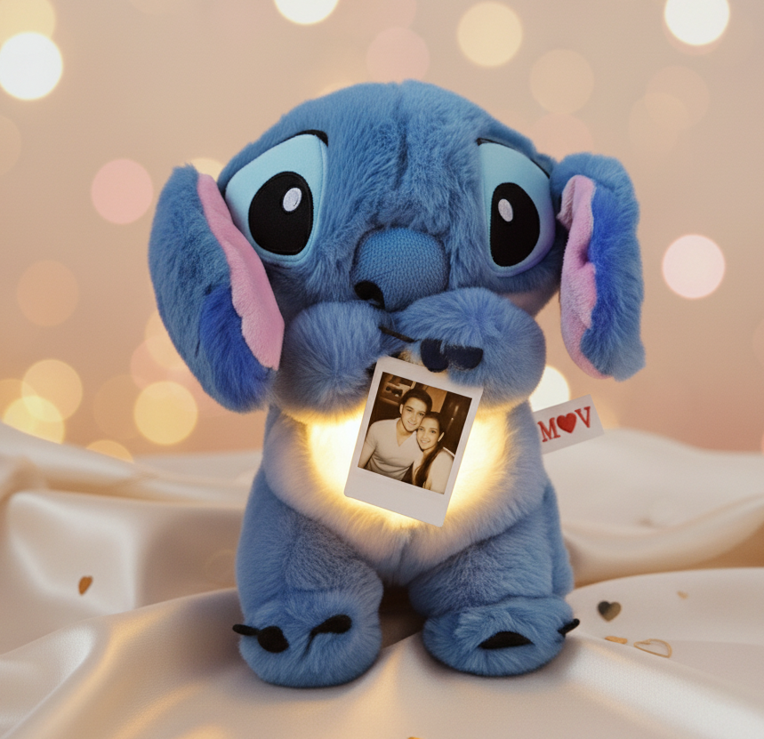 Breathing Stitch Teddy- Purple