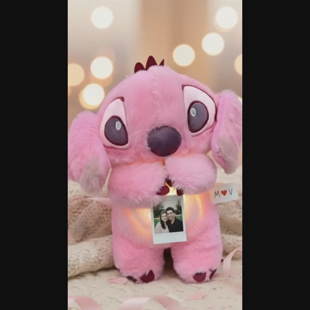 Breathing Stitch Teddy- Pink