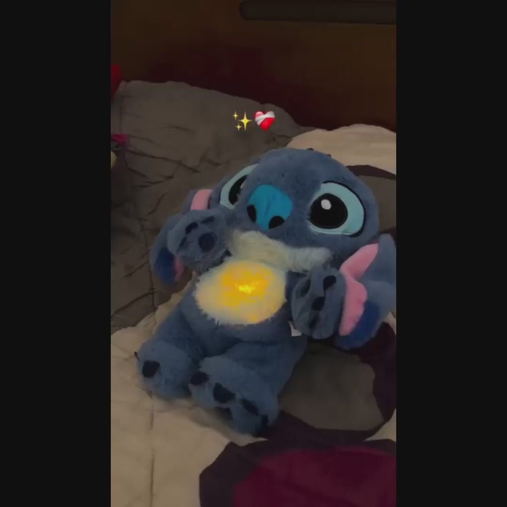 Premium Breathing Stitch Teddy- Blue