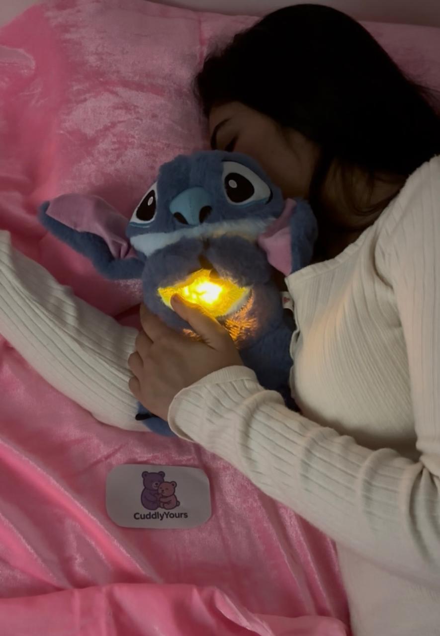 Premium Breathing Stitch Teddy- Blue