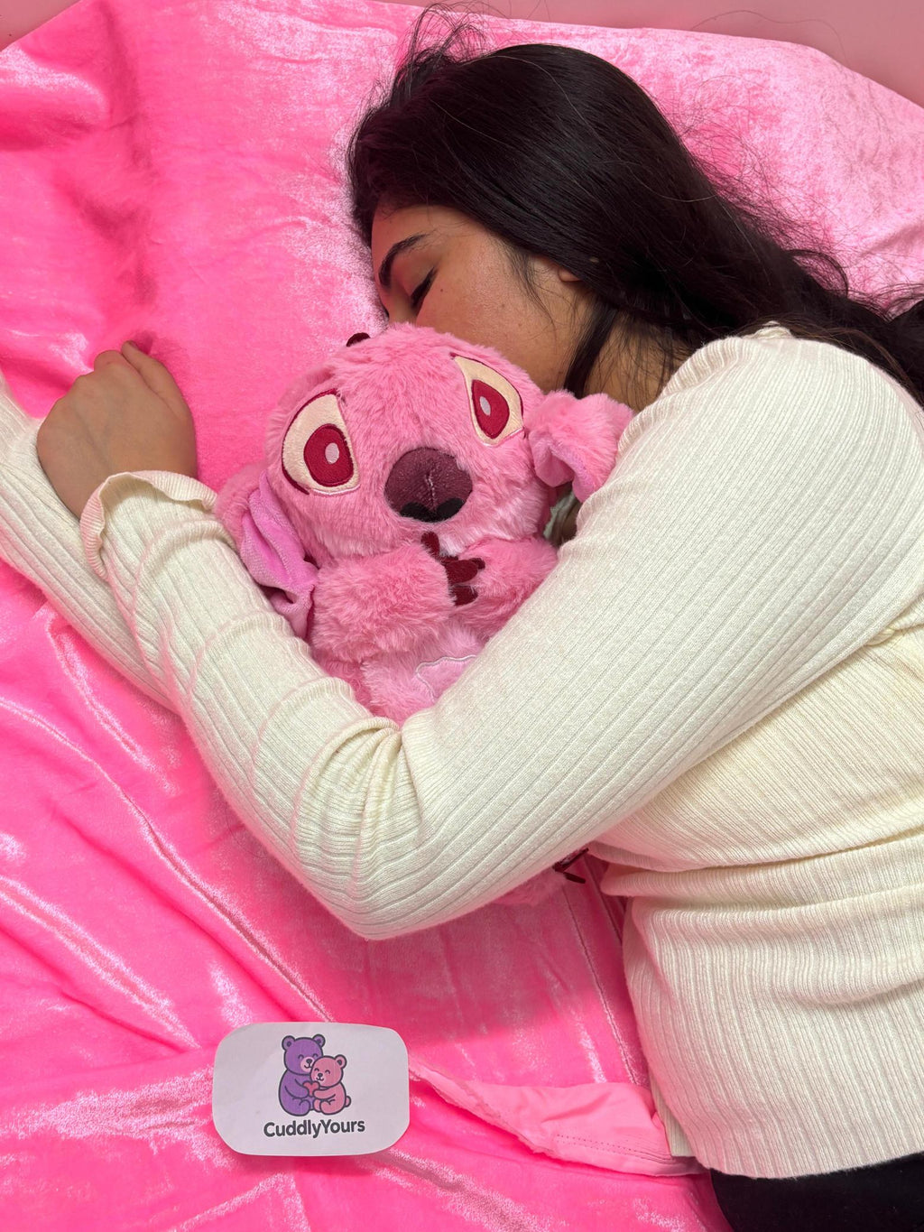 Premium Breathing Stitch Teddy- Blue